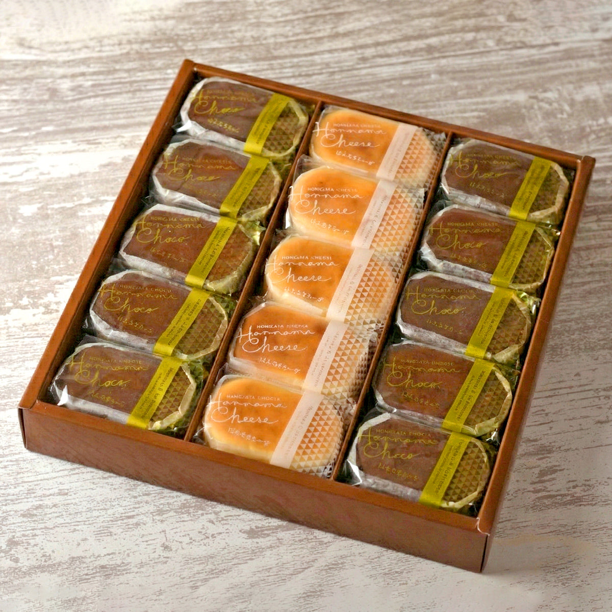 15個入セット (はんなまちーず5個・はんなまちょこ10個) [冷凍]